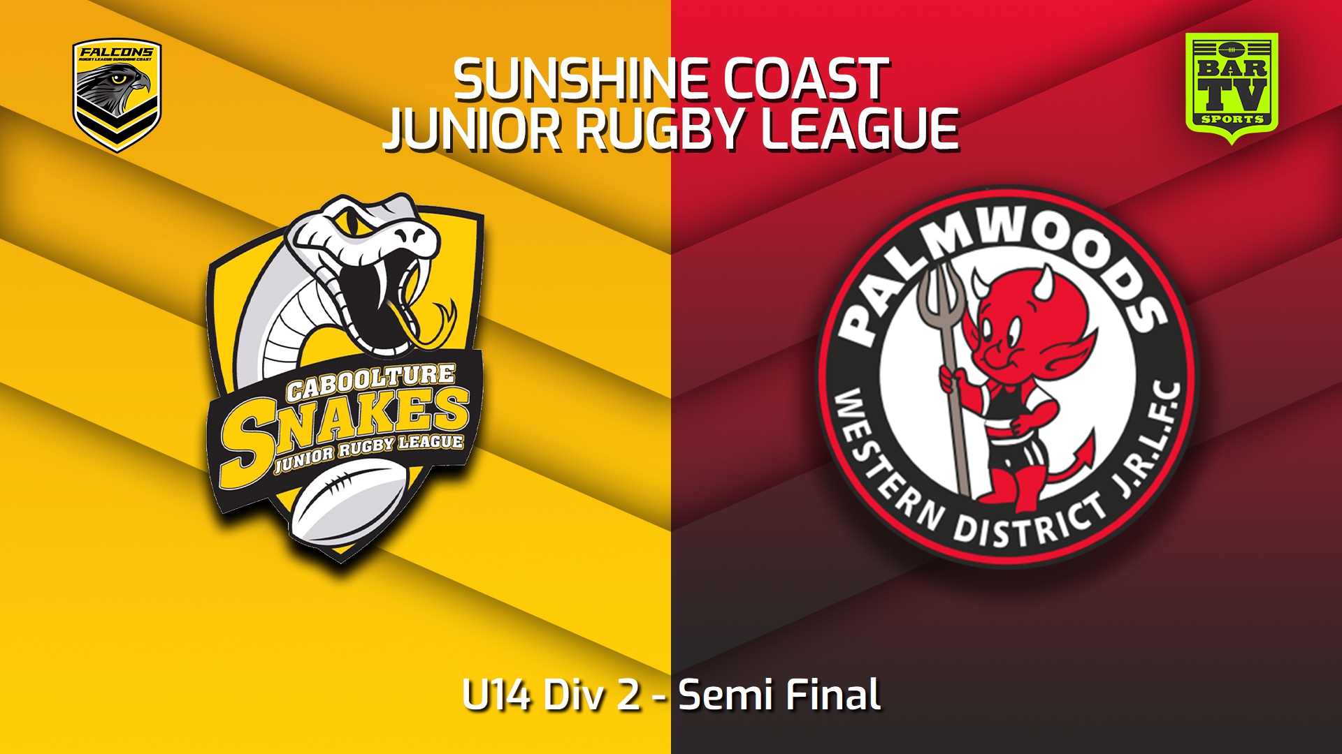 Sunshine Coast Junior Rugby League Semi Final - U14 Div 2 - Caboolture ...