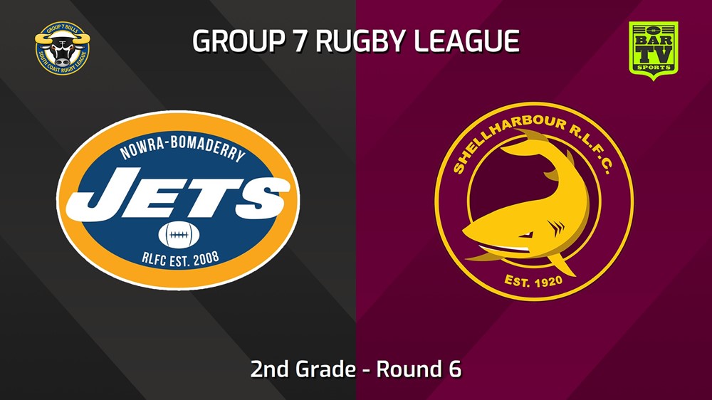 240512-video-South Coast Round 6 - 2nd Grade - Nowra-Bomaderry Jets v Shellharbour Sharks Slate Image
