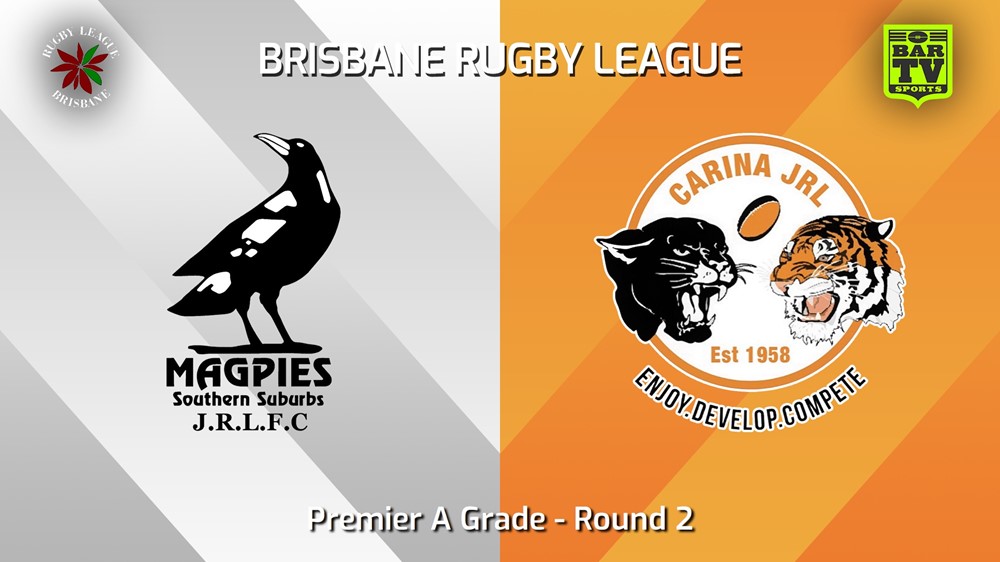 240413-BRL Round 2 - Premier A Grade - Southern Suburbs Magpies v Carina Juniors Slate Image