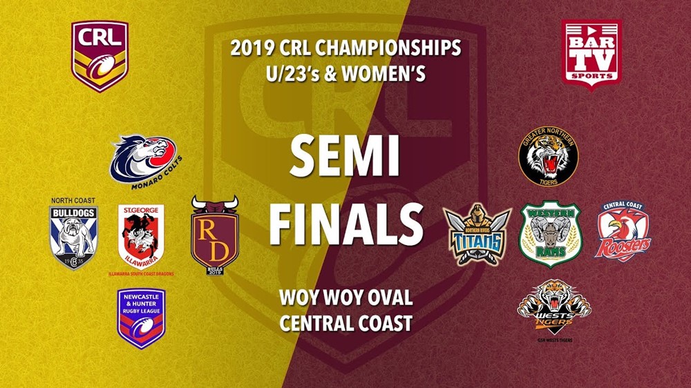 2019 CRL U23s and Womens Semi Final - Monaro Colts v North Coast Bulldogs Slate Image