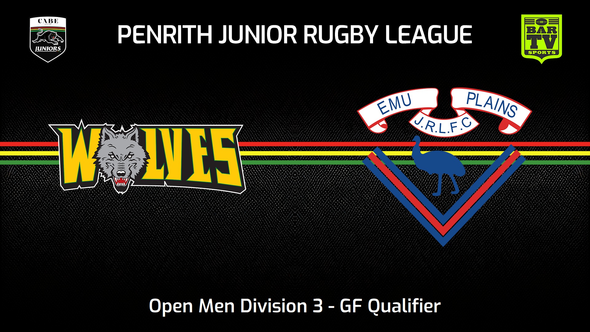 Penrith and District Junior Rugby League GF Qualifier - Open Men Division 3