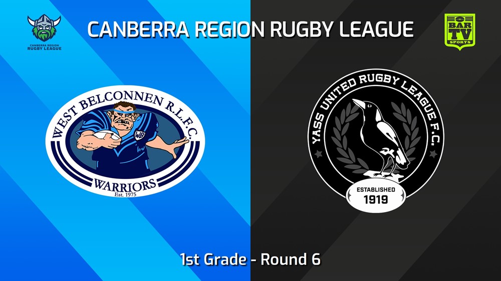 240511-video-Canberra Round 6 - 1st Grade - West Belconnen Warriors v Yass Magpies Slate Image