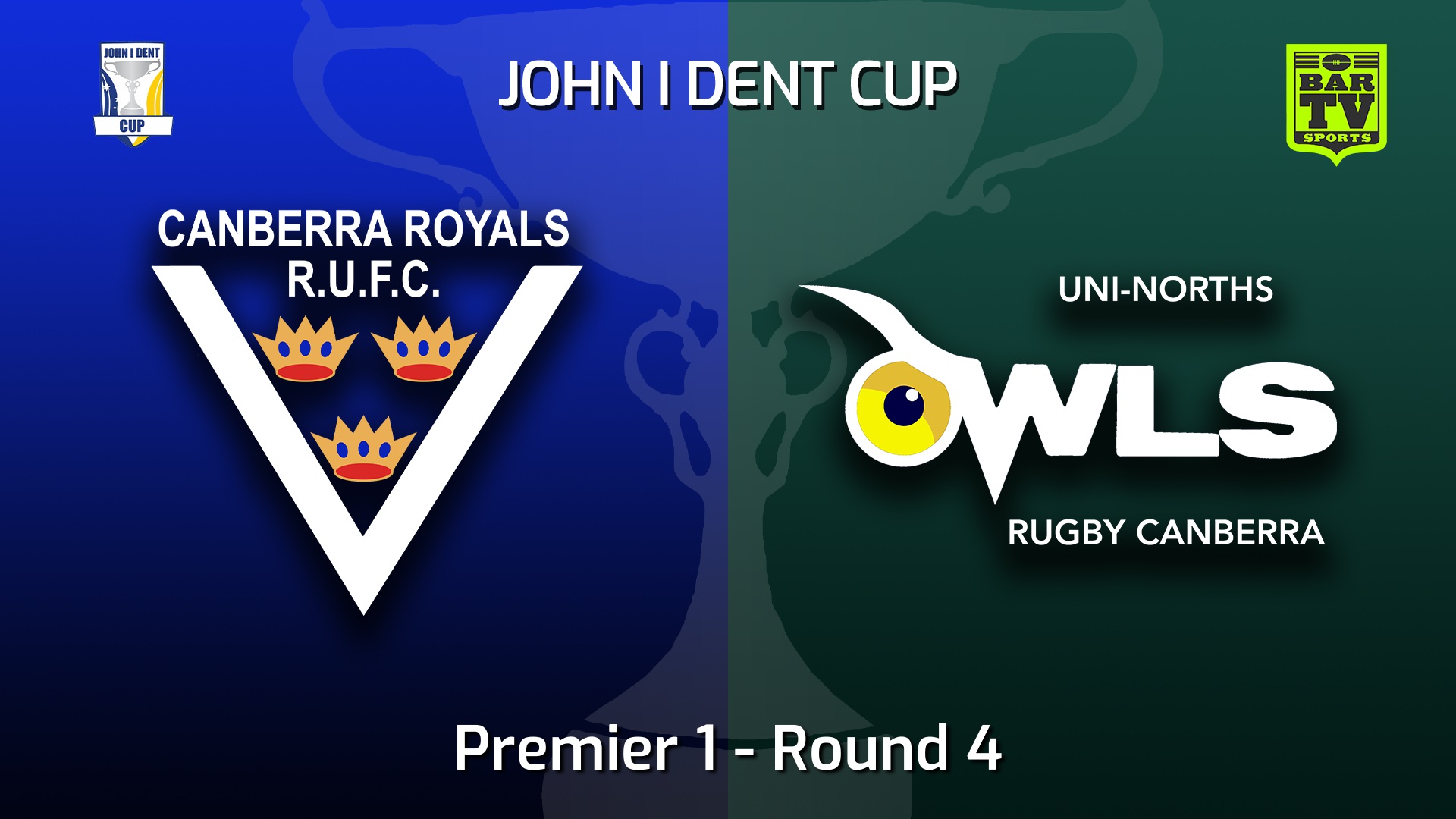 VIDEO: John I Dent (ACT) Round 4 - Premier 1 - Canberra Royals v UNI-Norths