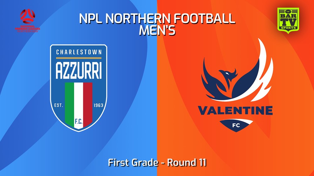 240512-video-NNSW NPLM Round 11 - Charlestown Azzurri FC v Valentine Phoenix FC Slate Image