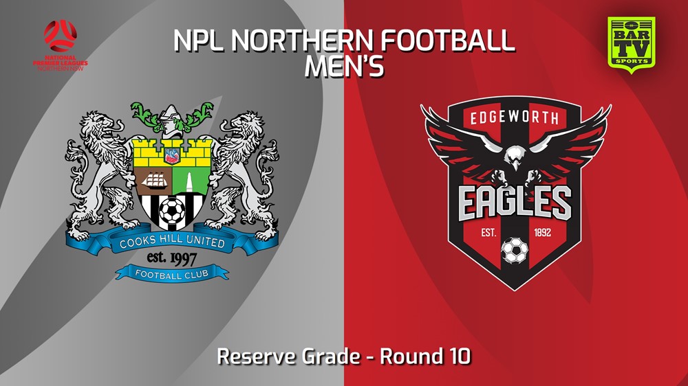 240504-video-NNSW NPLM Res Round 10 - Cooks Hill United FC Res v Edgeworth Eagles Res Slate Image