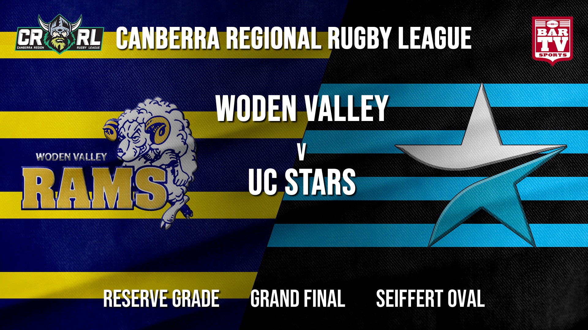 CRRL Grand Final - Reserve Grade - Woden Valley Rams v UC ...