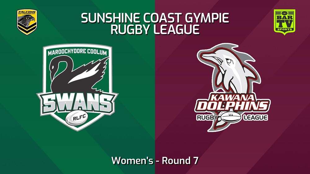 240505-video-Sunshine Coast RL Round 7 - Women's - Maroochydore Swans v Kawana Dolphins Slate Image