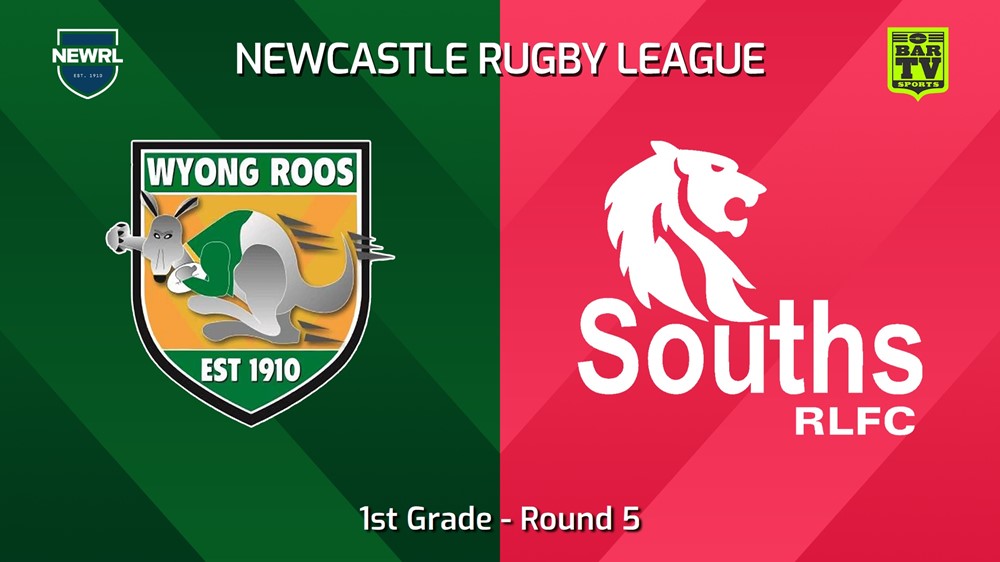240511-video-Newcastle RL Round 5 - 1st Grade - Wyong Roos v South Newcastle Lions Slate Image
