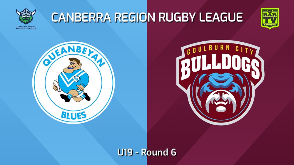 240511-video-Canberra Round 6 - U19 - Queanbeyan Blues v Goulburn City Bulldogs Slate Image