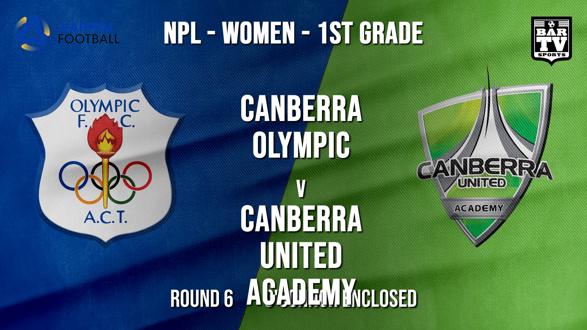 NPLW Capital Round 6 Canberra Olympic FC (women) v Canberra United