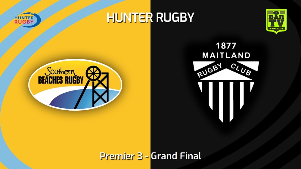 240824-video-Hunter Rugby Grand Final - Premier 3 - Southern Beaches v Maitland Slate Image