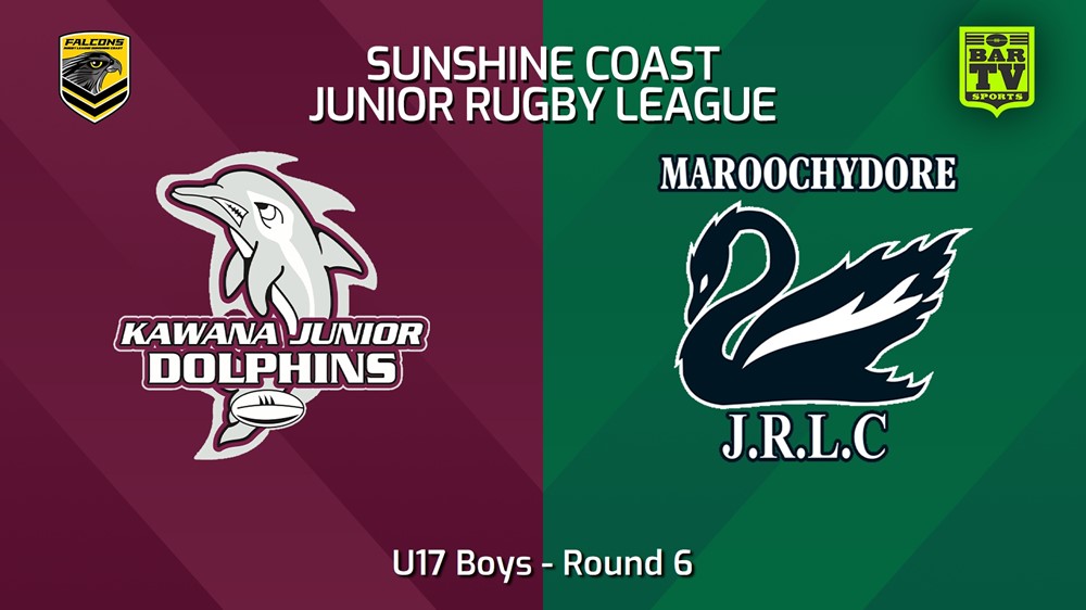 240503-video-Sunshine Coast Junior Rugby League Round 6 - U17 Boys - Kawana Dolphins JRL v Maroochydore Swans JRL Slate Image