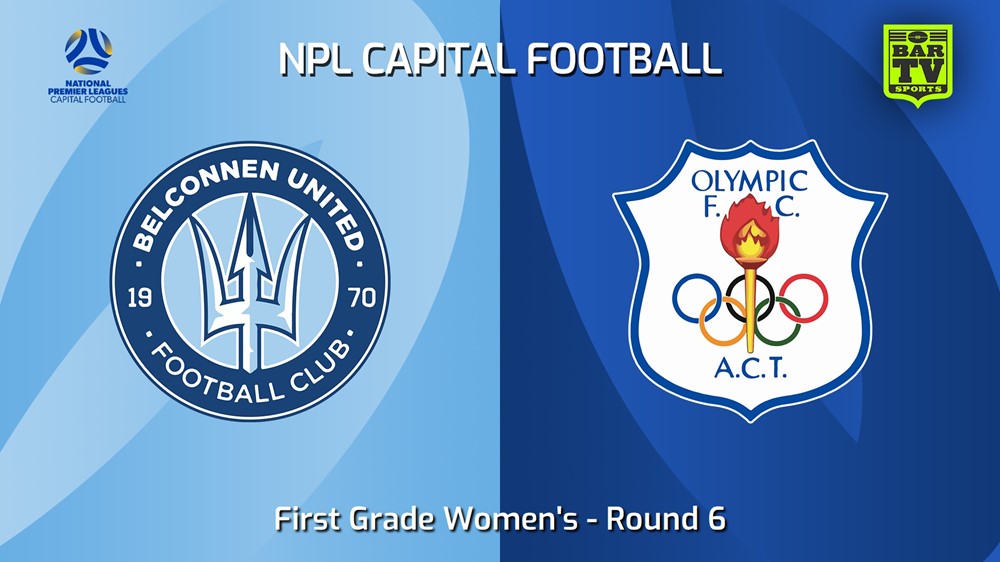 240511-video-Capital Womens Round 6 - Belconnen United W v Canberra Olympic FC W Slate Image