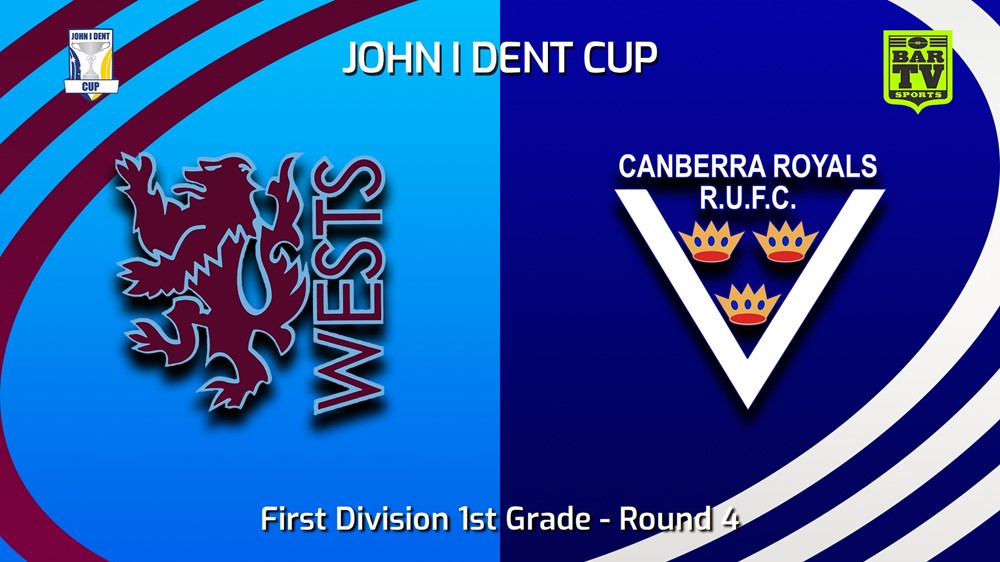 240504-video-John I Dent (ACT) Round 4 - First Division 1st Grade - Wests Lions v Canberra Royals Slate Image
