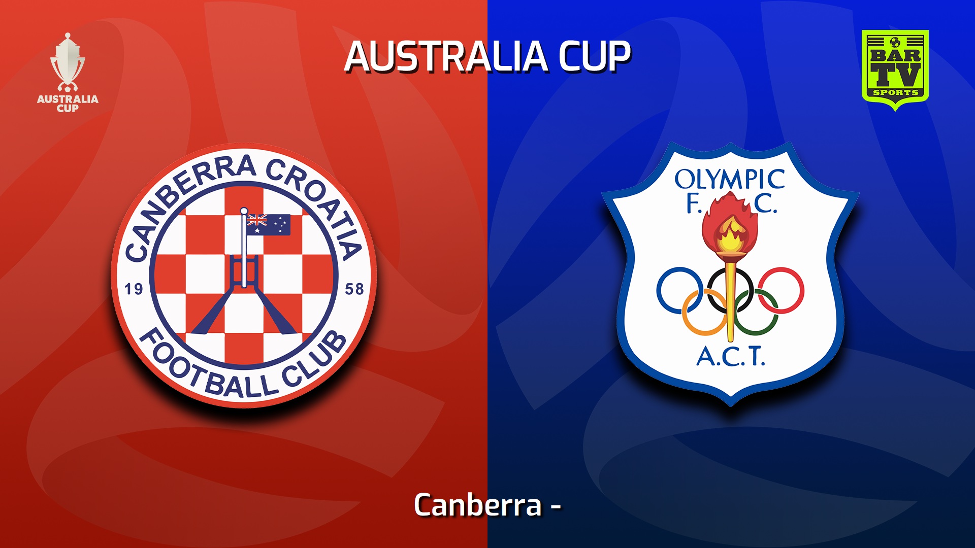 VIDEO Australia Cup Qualifying Canberra Canberra FC v Canberra Olympic FC