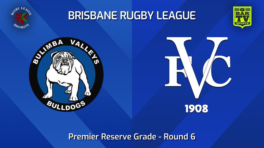 240511-video-BRL Round 6 - Premier Reserve Grade - Bulimba Valleys Bulldogs v Valleys Diehards Slate Image