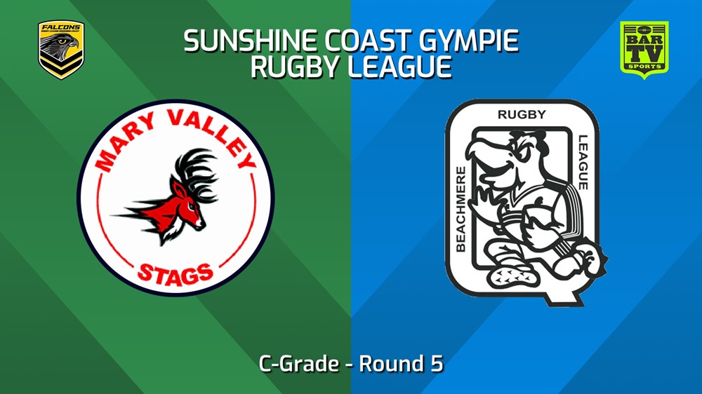 240504-video-Sunshine Coast RL Round 5 - C-Grade - Mary Valley Stags v Beachmere Pelicans Slate Image