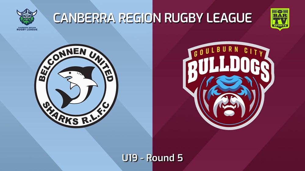 240504-video-Canberra Round 5 - U19 - Belconnen United Sharks v Goulburn City Bulldogs Slate Image