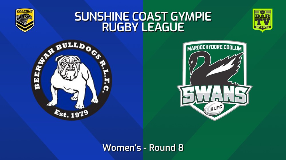 240511-video-Sunshine Coast RL Round 8 - Women's - Beerwah Bulldogs v Maroochydore Swans Slate Image