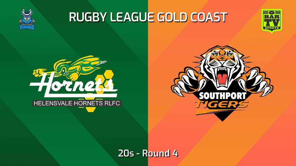 240512-video-Gold Coast Round 4 - 20s - Helensvale Hornets v Southport Tigers Slate Image