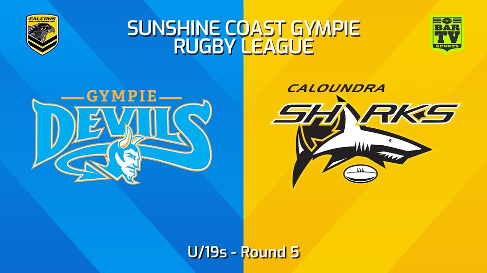 240504-video-Sunshine Coast RL Round 5 - U/19s - Gympie Devils v Caloundra Sharks Slate Image