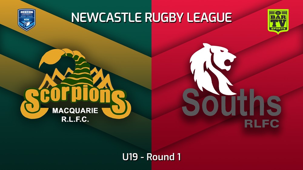 220723-Newcastle Round 1 - U19 - Macquarie Scorpions v South Newcastle Lions Slate Image