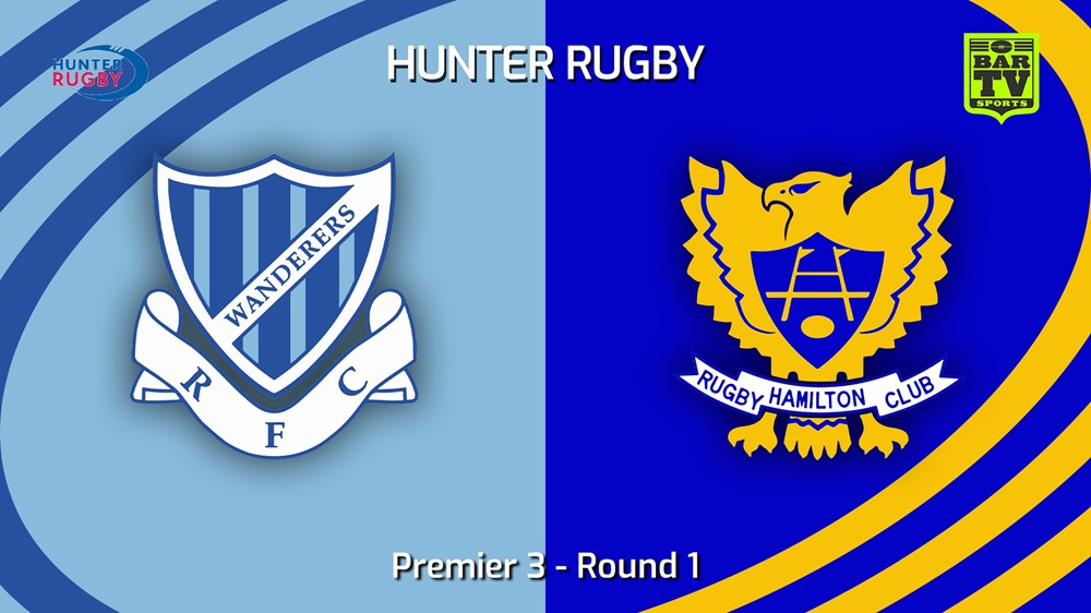 230415-Hunter Rugby Round 1 - Premier 3 - Wanderers v Hamilton Hawks Slate Image