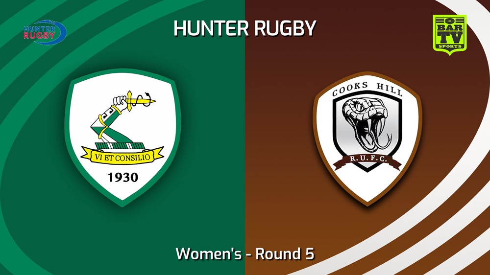 240511-video-Hunter Rugby Round 5 - Women's - Merewether Carlton v Cooks Hill Brownies Slate Image