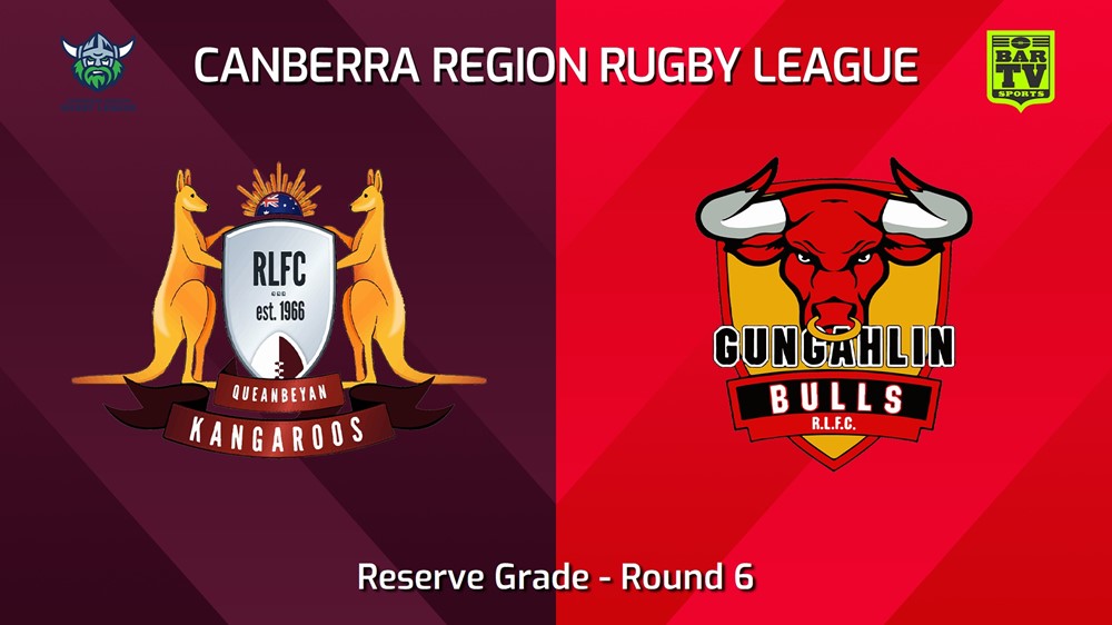 240511-video-Canberra Round 6 - Reserve Grade - Queanbeyan Kangaroos v Gungahlin Bulls (1) Slate Image