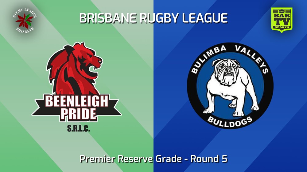 240504-video-BRL Round 5 - Premier Reserve Grade - Beenleigh Pride v Bulimba Valleys Bulldogs Slate Image