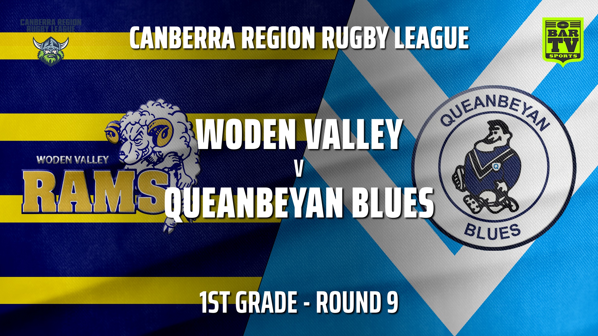 Canberra Round 9 - 1st Grade - Woden Valley Rams v Queanbeyan Blues ...