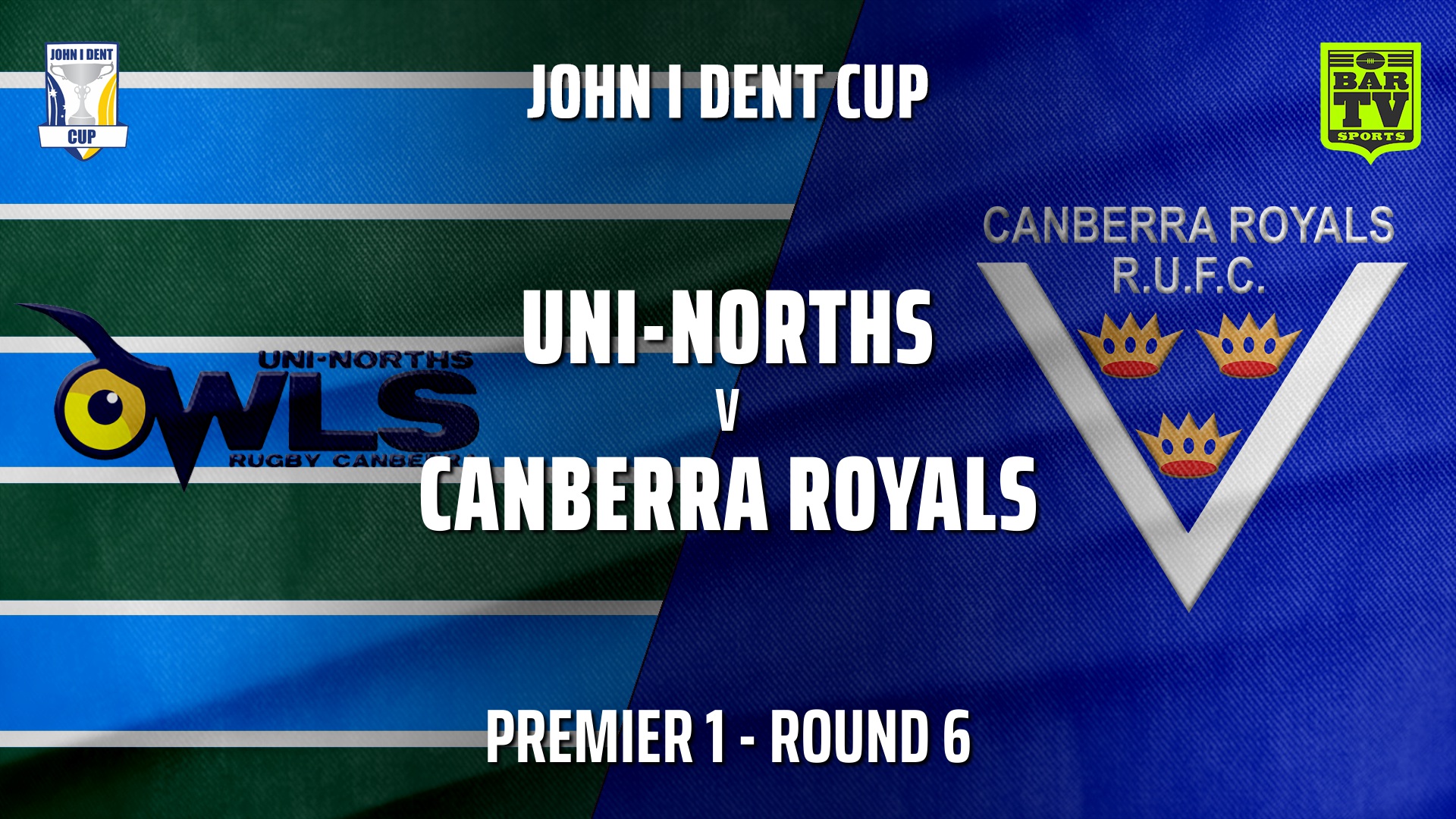 John I Dent Round 6 - Premier 1 - UNI-Norths v Canberra Royals live ...