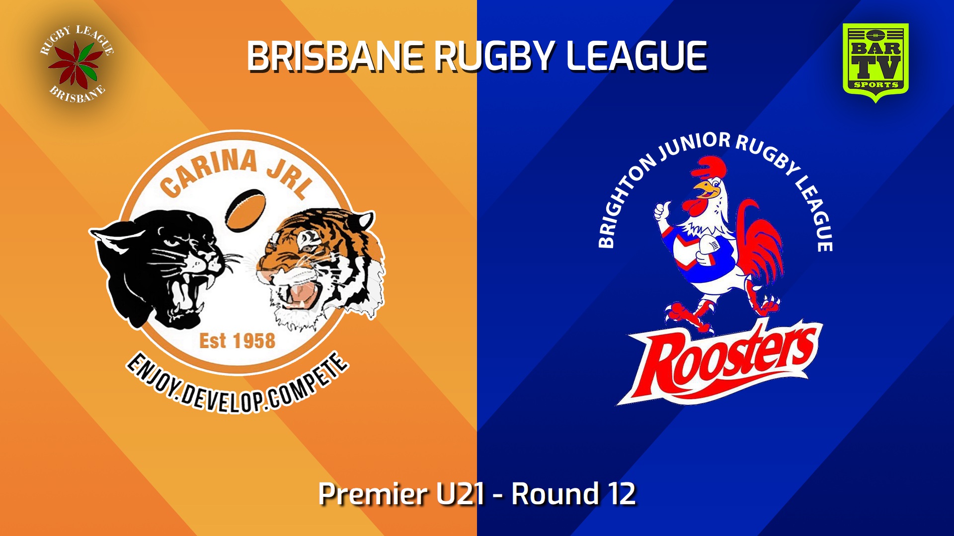 VIDEO: BRL Round 12 - Premier U21 - Carina Juniors v Brighton Roosters