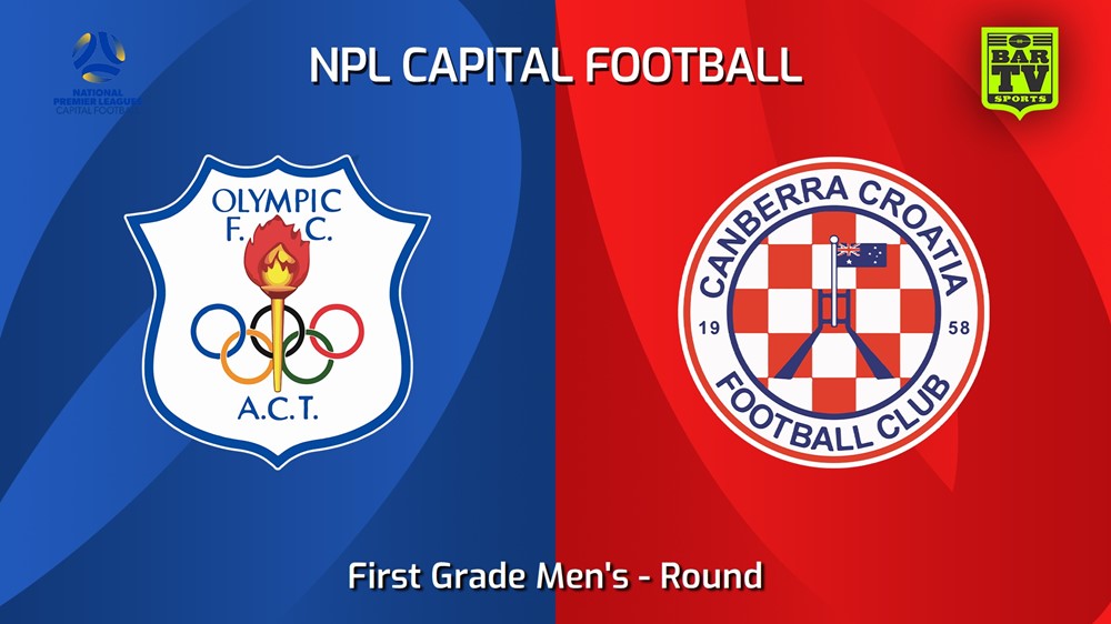 240511-video-Capital NPL Round  - Canberra Olympic FC v Canberra Croatia FC Slate Image