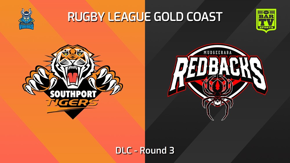 240505-video-Gold Coast Round 3 - DLC - Southport Tigers v Mudgeeraba Redbacks (1) Minigame Slate Image
