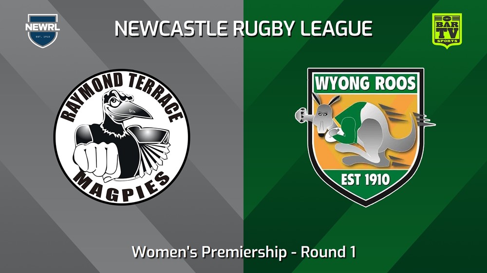 240504-video-Newcastle RL Round 1 - Women's Premiership - Raymond Terrace Magpies v Wyong Roos Slate Image