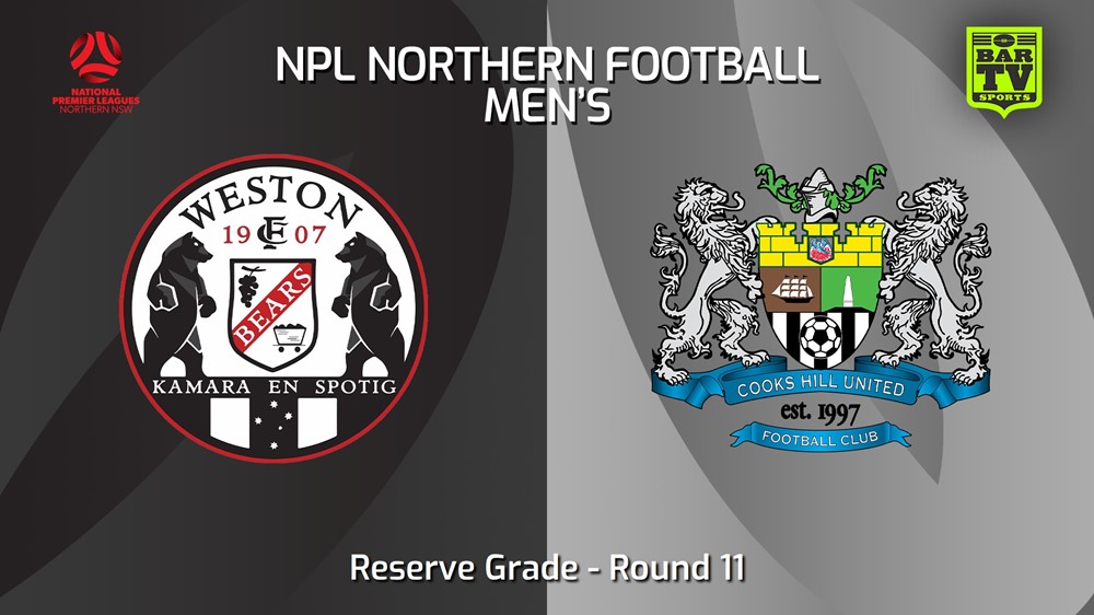 240512-video-NNSW NPLM Res Round 11 - Weston Workers FC Res v Cooks Hill United FC Res Slate Image